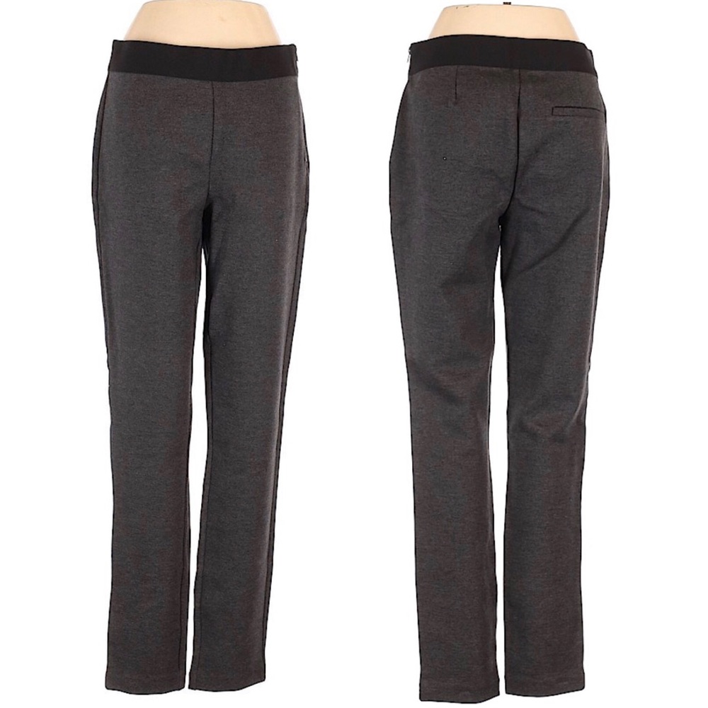 Gap Side Zip Ponte Legging Mid-Rise Gray NWT